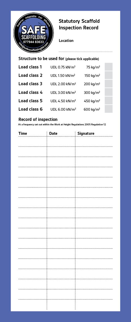Get Your Brand Out There With Custom Printed Scaffold Tags – 50-Pack, UK Made